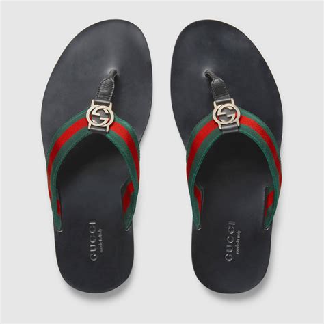 gucci thong slippers mens|men's gucci sandals on sale.